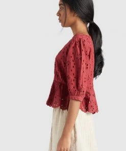 Khujo GALILEA - Blusa - Rotbraun, Mujer 4 Khujo GALILEA - Blusa - Rotbraun, Mujer -KHUJO Tienda 0036b2727e244f9c8aab82d987e149d1