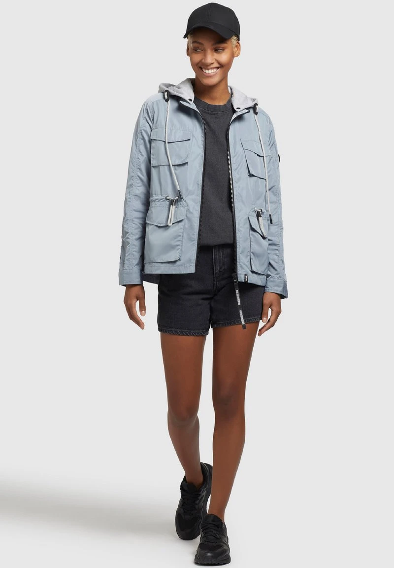 Khujo FLAMES - Chaqueta Fina - Blaugrau Hell, Mujer 2 Khujo FLAMES - Chaqueta Fina - Blaugrau Hell, Mujer - Imagen 2