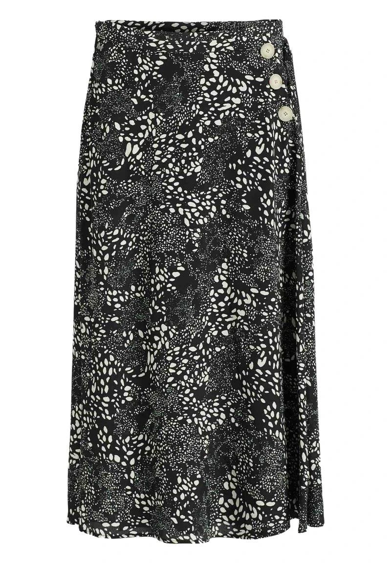 HEPKE - Falda acampanada - schwarz-weiß gemustert Khujo HEPKE - Falda Acampanada - Schwarz-weiß Gemustert, Mujer -KHUJO Tienda 00494667dfbe4eae8cd41d7f578ad1c3