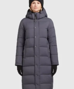 Khujo CORINNA MATT - Abrigo De Invierno - Grau, Mujer