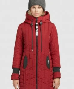Khujo JERRY PRIME5 LIGHT - Abrigo De Invierno - Rot, Mujer