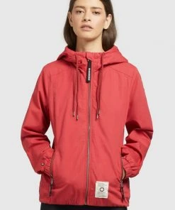 Khujo ROLAVA - Chaqueta Fina - Rot, Mujer