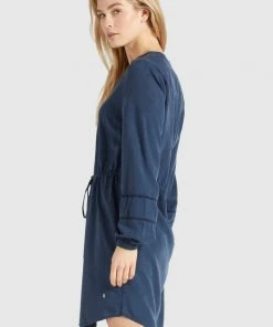 Khujo SORELTA - Vestido Informal - Dunkelblau, Mujer 5 Khujo SORELTA - Vestido Informal - Dunkelblau, Mujer -KHUJO Tienda 03d99b86a2ae408d9cd631f866c757a9