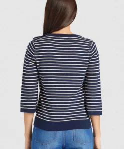 Khujo RAISA - Jersey De Punto - Dunkelblau, Mujer -KHUJO Tienda 04eaf7714ec94eb2a0b3aa700164452d