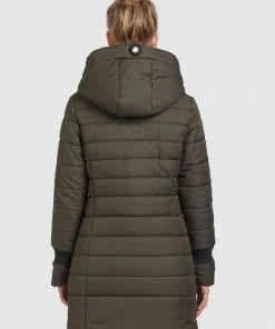 Khujo CONSTANZE STRUCTURED - Abrigo De Invierno - Dunkeloliv, Mujer -KHUJO Tienda 04f5ffda56ed4af4a28ac9f9c5c20743