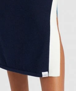 Khujo ROCK PRATA - Falda De Tubo - Blue/white, Mujer -KHUJO Tienda 0542566ed02148f09dead0d387e704b7