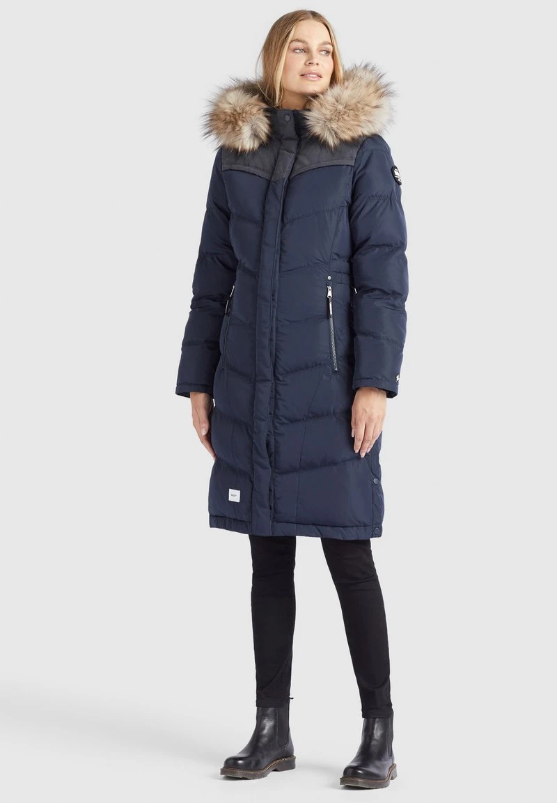 Khujo LUBECK LONG4 - Abrigo De Invierno - Blau, Mujer 6 Khujo LUBECK LONG4 - Abrigo De Invierno - Blau, Mujer - Imagen 6