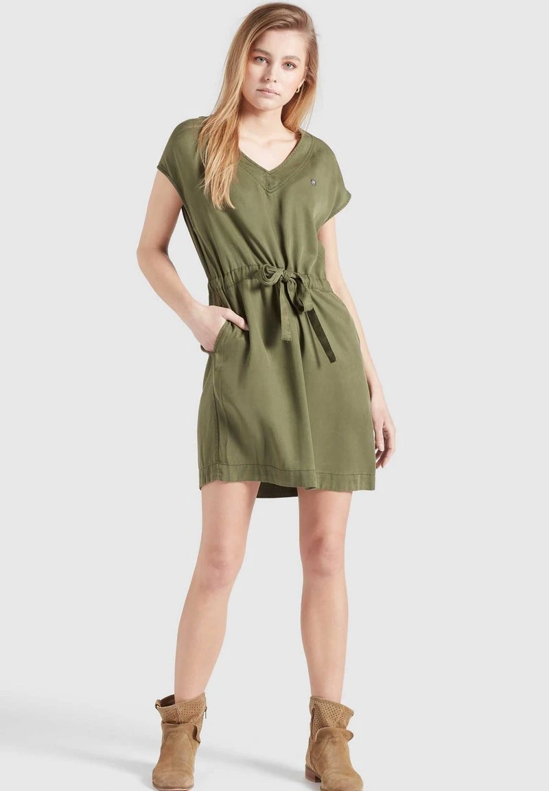 ANNELI - Vestido vaquero - khaki gewaschen Khujo ANNELI - Vestido Vaquero - Khaki Gewaschen, Mujer -KHUJO Tienda 063bc7fe03f442468843221e13dfc1dd