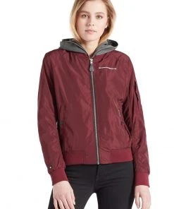 Khujo LARIFA - Chaquetas Bomber - Lila, Mujer