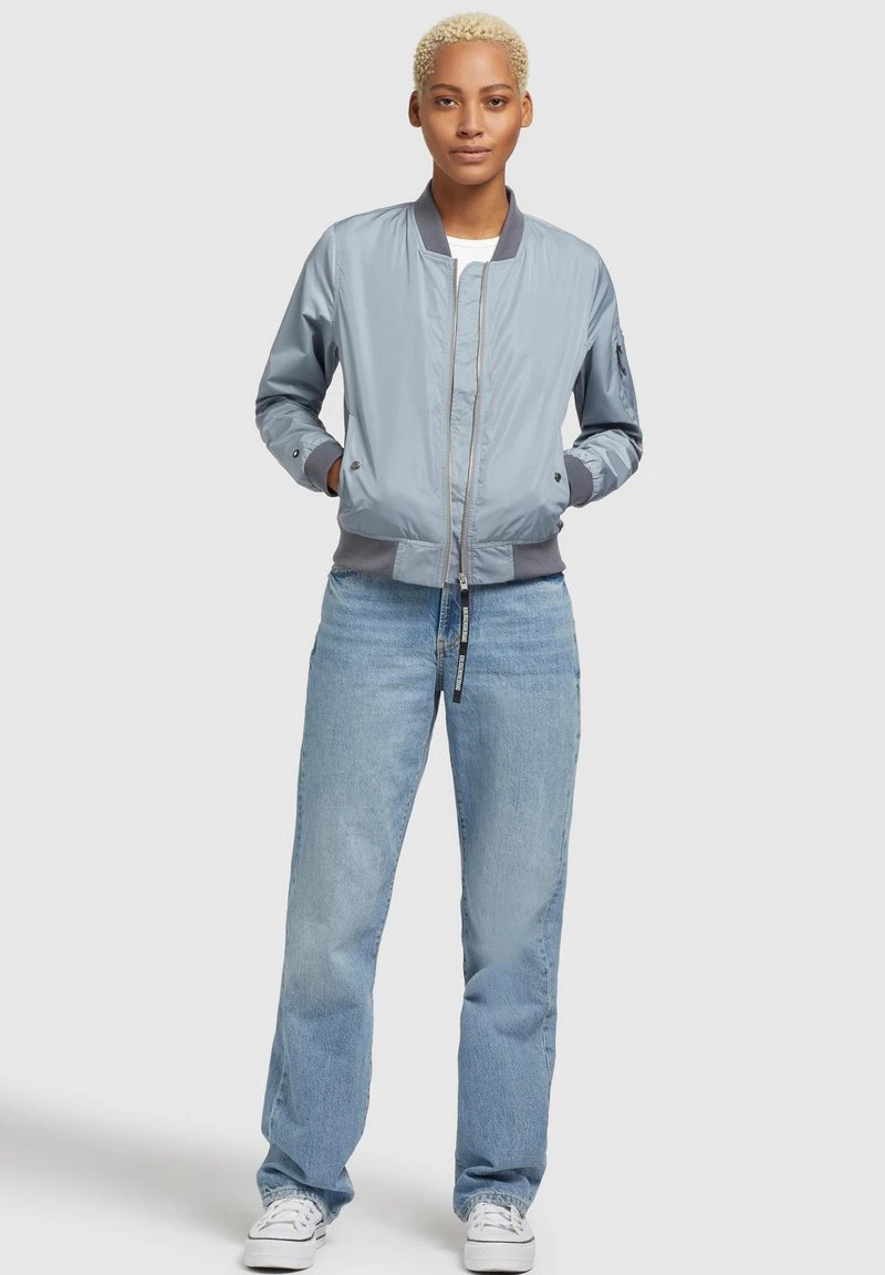 Khujo STENCE - Chaquetas Bomber - Blaugrau Hell, Mujer 6 Khujo STENCE - Chaquetas Bomber - Blaugrau Hell, Mujer - Imagen 6