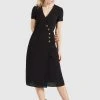 Khujo PORGY - Vestido Informal - Schwarz, Mujer