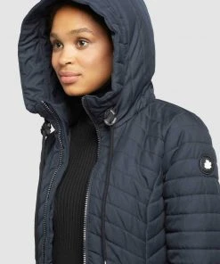 Khujo MANTEL TOOTS STRUCTURED - Abrigo De Invierno - Dunkelblau, Mujer 5 Khujo MANTEL TOOTS STRUCTURED - Abrigo De Invierno - Dunkelblau, Mujer -KHUJO Tienda 09d31da4c2fd4806901a55129832e715