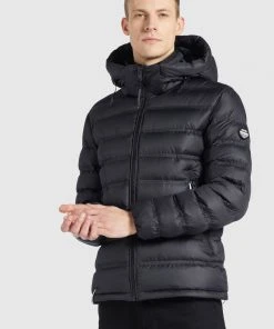 Khujo TUDOR - Chaqueta De Invierno - Schwarz, Hombre