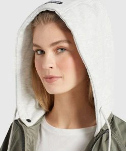 Khujo FAMKE - Chaqueta De Entretiempo - Hellkhaki, Mujer -KHUJO Tienda 0bd4ebbab02b403f99e6f07004c4fb86