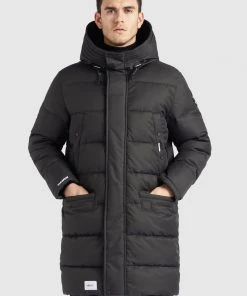 Khujo TAWAI - Abrigo De Invierno - Dunkelgrau, Hombre