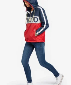 Khujo ELIANA - Cortaviento - Blue/white/red, Mujer -KHUJO Tienda 0d4fd978b88a450185e9f7fdd8ff428f