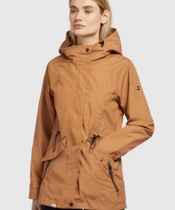 Khujo FELINA - Impermeable - Toffee, Mujer -KHUJO Tienda 0d55cf77d4d048ac81f493e4093f9b6c