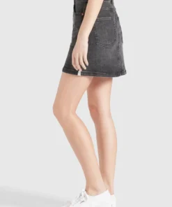 Khujo MAXIMA - Falda Vaquera - Schwarz Gewaschen, Mujer 5 Khujo MAXIMA - Falda Vaquera - Schwarz Gewaschen, Mujer -KHUJO Tienda 0d783e4628994b0e80ec41a4f0a7a188