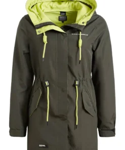 Khujo EMURI - Parka - Dunkelgrün, Mujer -KHUJO Tienda 0f5f1e273bf443fd8637a34296cefd18
