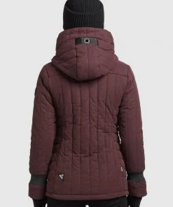 Khujo TWEETY PRIME5 PEACHED - Chaqueta De Entretiempo - Weinrot, Mujer -KHUJO Tienda 103feffc50084b5480eb7cd09c9cb1fd