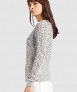 Khujo COSIMA - Jersey De Punto - Light Grey, Mujer -KHUJO Tienda 1136130556ba4e099dfafdc5f0533161