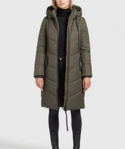 Khujo ARIBAY - Abrigo De Invierno - Dunkeloliv, Mujer -KHUJO Tienda 142f87b41249426b97b21c48665f137b