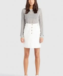 Khujo COSIMA - Jersey De Punto - Light Grey, Mujer -KHUJO Tienda 148c8948989849fcb6c6104aa5b2e0b8