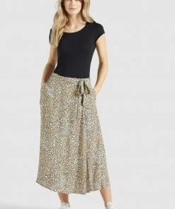 Khujo HEPKE - Falda Acampanada - Mehrfarbig Geblümt, Mujer -KHUJO Tienda 149fc4436d7e438db10a45eb3e62c7c8