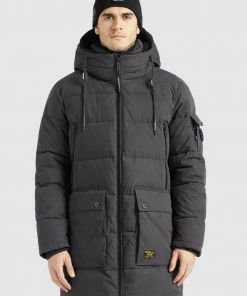 Khujo RIDLEY2 - Abrigo De Invierno - Dunkelgrau, Hombre