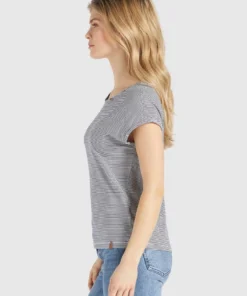 Khujo BABSI - Camiseta Estampada - Weiß Blau Gestreift, Mujer 12 Khujo BABSI - Camiseta Estampada - Weiß Blau Gestreift, Mujer -KHUJO Tienda 167352ba1a164aa5833381009d00bf1c