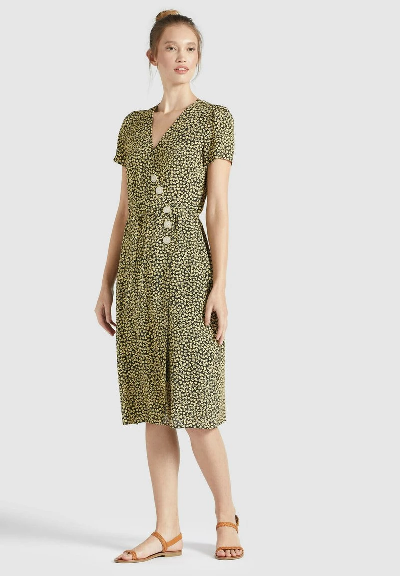 PORGY - Vestido informal - schwarz-gelb geblümt Khujo PORGY - Vestido Informal - Schwarz-gelb Geblümt, Mujer -KHUJO Tienda 1742fedd53154c73b258dc7517b9694d