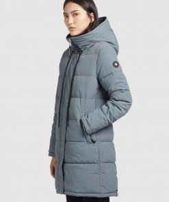 Khujo DORANA - Abrigo De Invierno - Blaugrau, Mujer 4 Khujo DORANA - Abrigo De Invierno - Blaugrau, Mujer -KHUJO Tienda 17c2d51ee7c14af5a80cf247a7c1e777