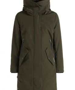 Khujo CHARLYN2 - Abrigo De Invierno - Dunkeloliv Polyester, Mujer -KHUJO Tienda 17d5d344fe654cbf9cadde98786bae5b