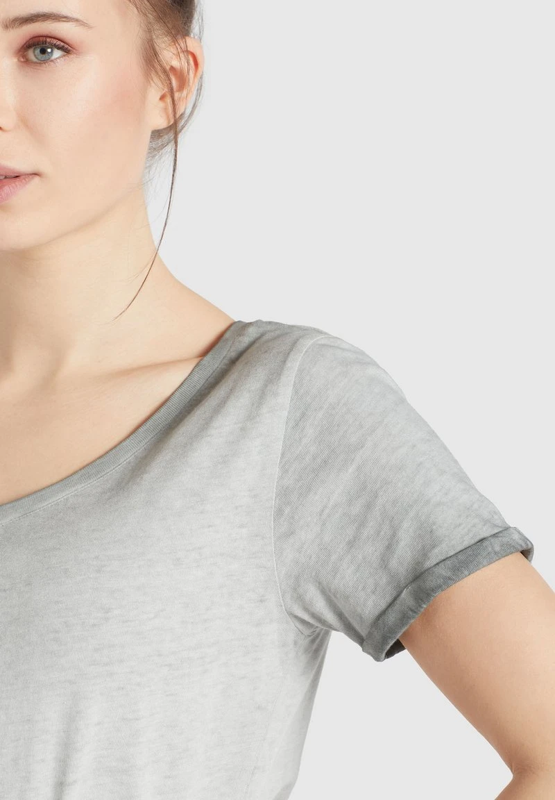 BARU - Camiseta básica - grau Khujo BARU - Camiseta Básica - Grau, Mujer -KHUJO Tienda 1906f142b5214d0f975a5c98612756af