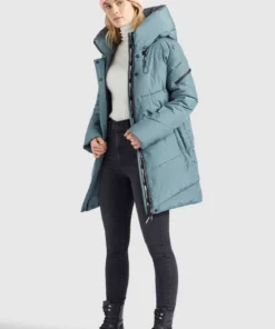 Khujo JORDIS - Abrigo De Invierno - Blaugrau, Mujer -KHUJO Tienda 1b3ac5059d574ba4bb8410bd91a85fd8