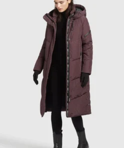 Khujo SONJE3 - Abrigo De Invierno - Weinrot, Mujer -KHUJO Tienda 1cc86ec6bb1a4f1f99dbccaec527953d