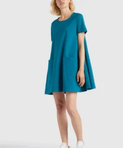 Khujo SARAI - Vestido Ligero - Grün, Mujer