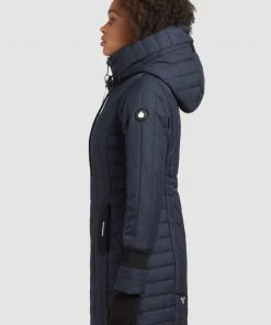 Khujo JERRY PRIME5 STRUCTURED - Abrigo De Invierno - Dunkelblau, Mujer -KHUJO Tienda 1e98b0bddf5b482aa141a0bf1d066949