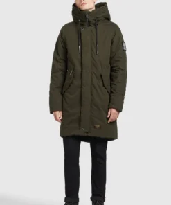 Khujo HOLDER - Abrigo De Invierno - Dunkelgrün, Hombre -KHUJO Tienda 1f0bd9221e224c6f85e28f74e2ad5ee7