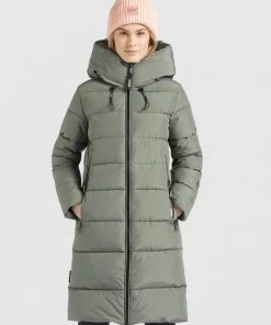 Khujo JILIAS - Abrigo De Invierno - Mint, Mujer