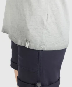 Khujo PERGOLA - Camiseta Básica - Grau, Mujer -KHUJO Tienda 2227a449fd0249899168ea07f77d720c