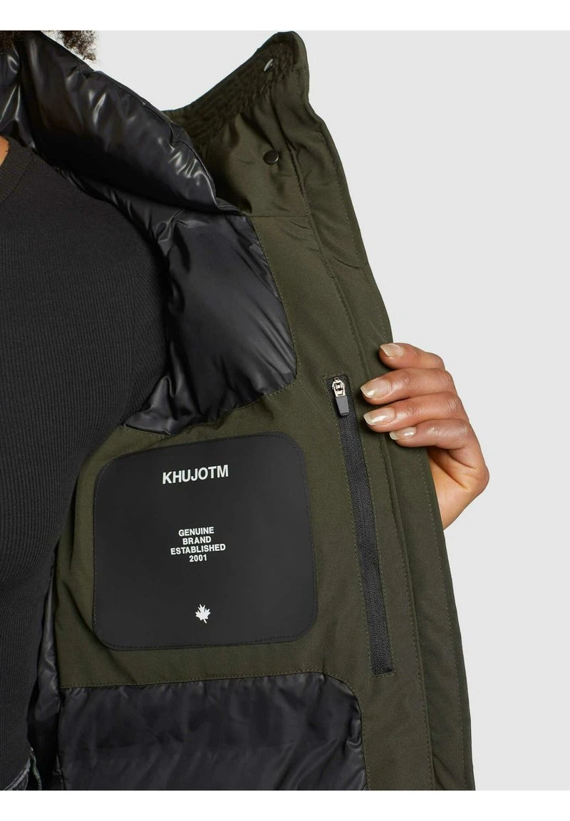 Khujo VIONA2 - Abrigo De Invierno - Dunkeloliv, Mujer 6 Khujo VIONA2 - Abrigo De Invierno - Dunkeloliv, Mujer - Imagen 6