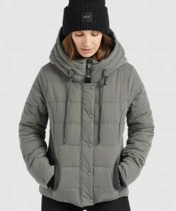 Khujo SYBILLE PEACHED - Chaqueta De Invierno - Mint, Mujer