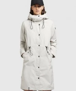 Khujo MARNIA - Parka - Hellgrau, Mujer