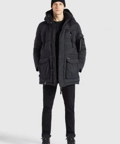 Khujo ROSS - Abrigo De Invierno - Schwarz, Hombre