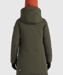 Khujo CLEAO - Abrigo De Invierno - Dunkeloliv, Mujer -KHUJO Tienda 24b6481ddf964c57b753144a02cea597