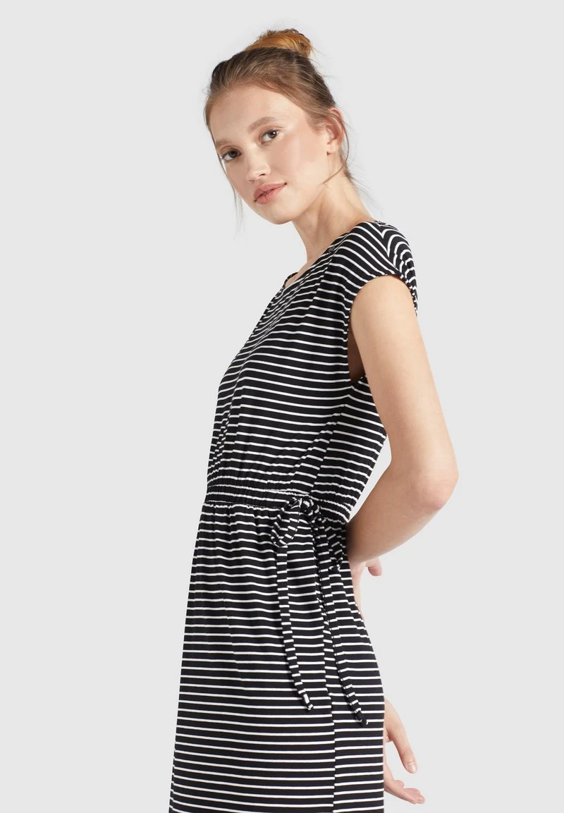 CRISTELLA - Vestido largo - schwarz-weiß gestreift Khujo CRISTELLA - Vestido Largo - Schwarz-weiß Gestreift, Mujer -KHUJO Tienda 253c85494bf6417681d2faa808306d9c