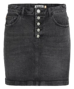 Khujo MAXIMA - Falda Vaquera - Schwarz Gewaschen, Mujer 6 Khujo MAXIMA - Falda Vaquera - Schwarz Gewaschen, Mujer -KHUJO Tienda 26308389f06d4a7cb2d86a12c16b1015