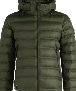 Khujo TUDOR - Chaqueta De Invierno - Dunkeloliv Polyester, Hombre -KHUJO Tienda 263ce51900874da3b356453bb296e105