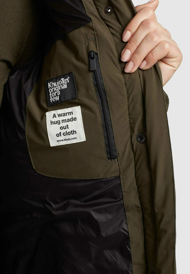 DAKOTA - Abrigo de invierno - khaki Khujo DAKOTA - Abrigo De Invierno - Khaki, Mujer -KHUJO Tienda 2721885f4c674d518810352a4dd6df43